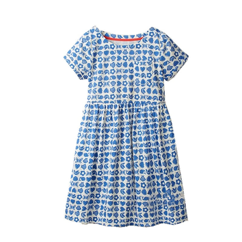 Jumping Meters 2-7T Princess Baby Dresses Applique Rainbow Cute Party Girls Tutu Dresses Cotton Stripe Children&#39;s Girls Dress