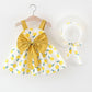 Summer Baby Clothes Baby Rompers New Summer Clothes Fashion Cute Cherry Prints Kids Clothing Rompers Dress With Hat