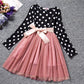 Baby Girls Autumn Winter Dress Long Sleeves Tutu Dresses Birthday Princess Vestidos Costume Baby Kids Daily Clothes Infantil 24M