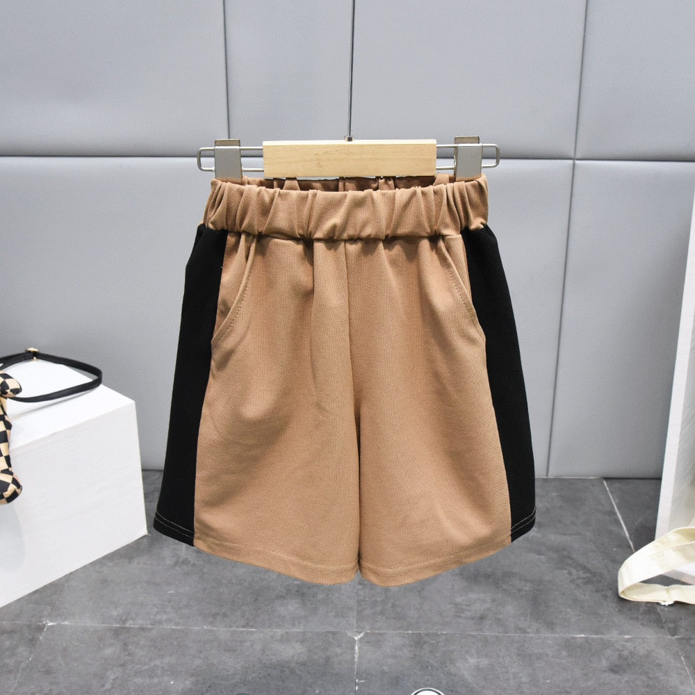 Summer Cute Kids Baby Boys Polo Shirts + Pants 2PCS/Set Boys Clothes Suits Fashion Children Clothing Sets 2-11Years