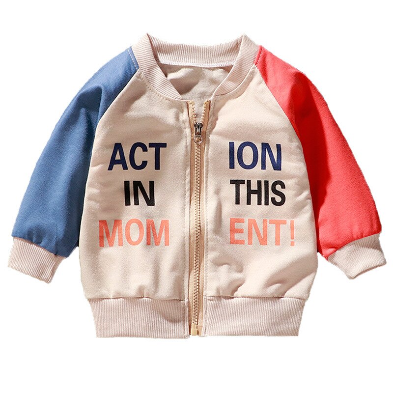 Baby Jacket Children&#39;s Clothing Spring And Autumn Clothing New Boys Girls Jackets Baseball Uniforms Baby Casual Clothes