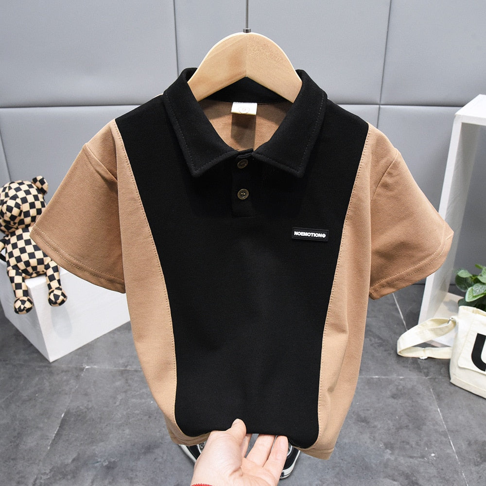 Summer Cute Kids Baby Boys Polo Shirts + Pants 2PCS/Set Boys Clothes Suits Fashion Children Clothing Sets 2-11Years