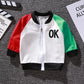 Baby Jacket Children&#39;s Clothing Spring And Autumn Clothing New Boys Girls Jackets Baseball Uniforms Baby Casual Clothes