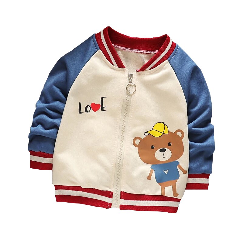 Baby Jacket Children&#39;s Clothing Spring And Autumn Clothing New Boys Girls Jackets Baseball Uniforms Baby Casual Clothes