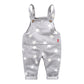 Mudkingdom Little Boy Girl Overalls Pants Cotton Stars Letter Children Bib Overall Trousers Kids Clothes Spring Autumn Clothing